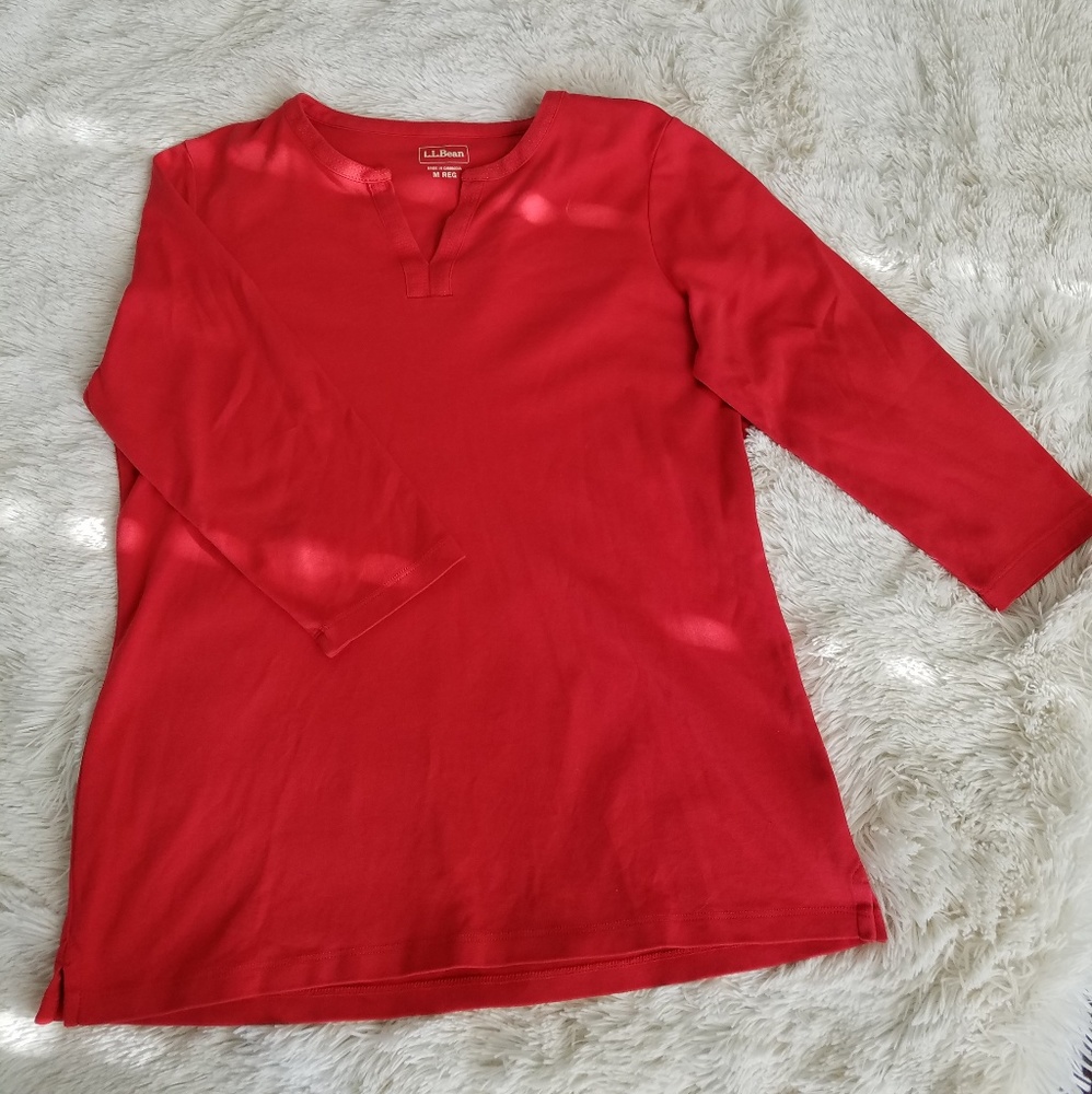 L.L. BEAN 3/4 Sleeve Top